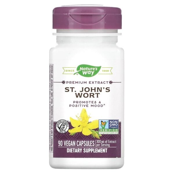 Nature's Way St. John's Wort 300 mg 90 Vegan Capsules