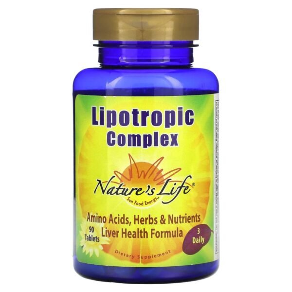 Nature's Life Lipotropic Complex 90 Tablets