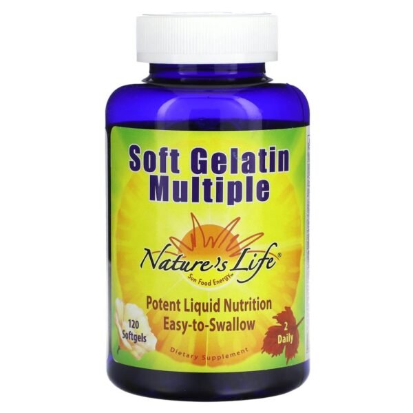 Nature's Life Soft Gelatin Multiple 120 Softgels