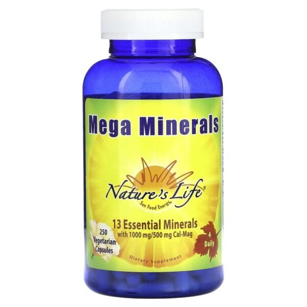 Nature's Life Mega Minerals 250 Vegetarian Capsules