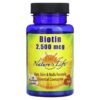 Nature's Life Biotin 2500 mcg 100 Vegetarian Capsules