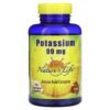 Nature's Life Potassium 99 mg 250 Vegetarian Capsules