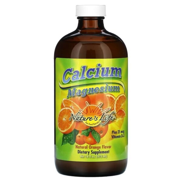 Nature's Life Calcium and Magnesium Natural Orange 474ml