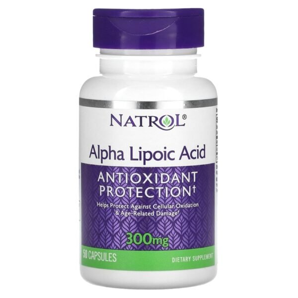 Natrol Alpha Lipoic Acid 300 mg 50 Capsules