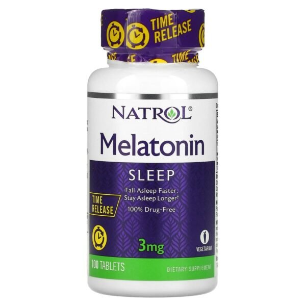 Natrol Melatonin Time Release 3 mg 100 Tablets