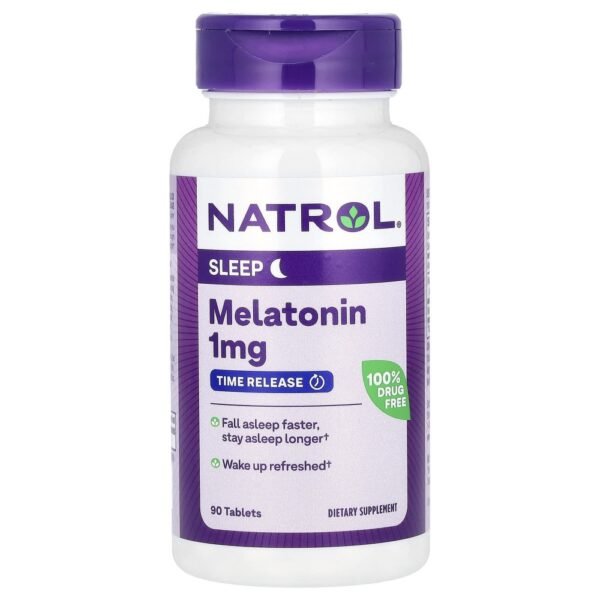 Natrol Melatonin Time Release 1 mg 90 Tablets