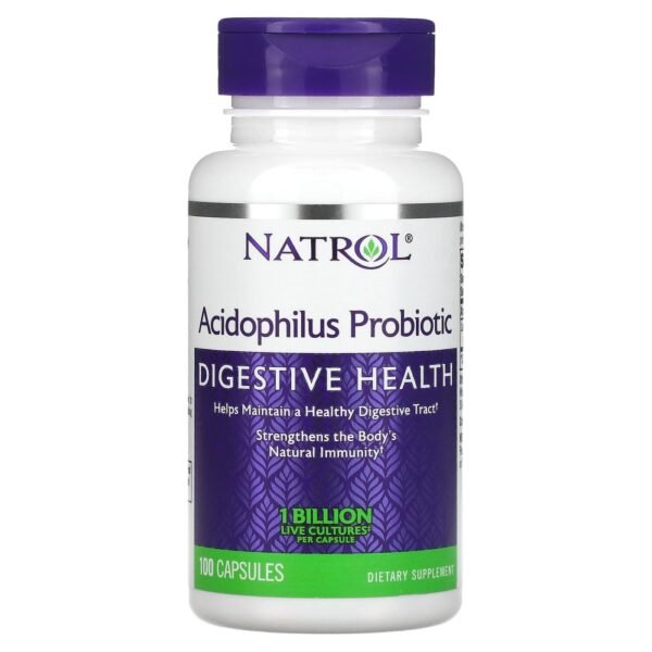 Natrol Acidophilus Probiotic 1 Billion 100 Capsules