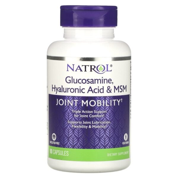 Natrol Glucosamine Hyaluronic Acid & MSM 90 Capsules