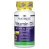 Natrol Vitamin D3 Bone & Joint Health Strawberry Natural Flavor 5000 IU 90 Tablets
