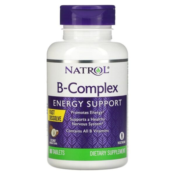 Natrol B-Complex Fast Dissolve Coconut 90 Tablets