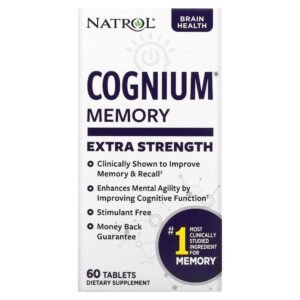 Natrol Cognium Memory Extra Strength 200 mg 60 Tablets