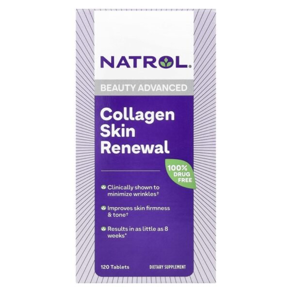 Natrol Collagen Skin Renewal 120 Tablets