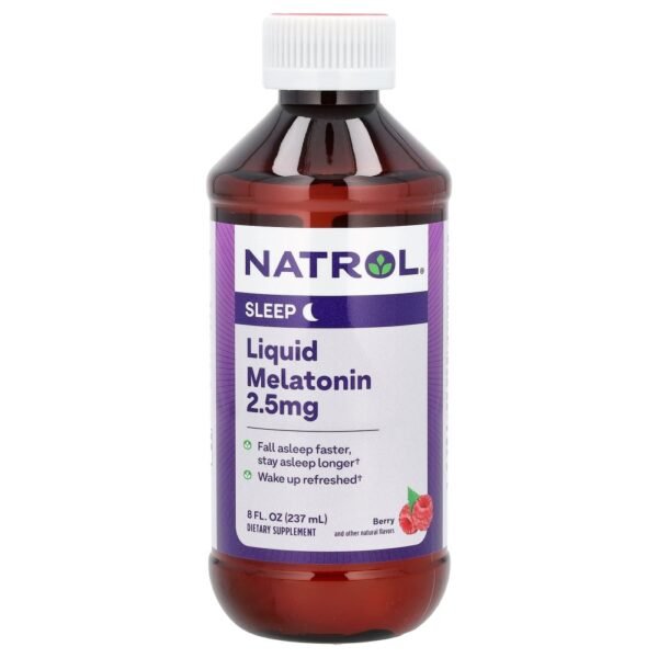 Natrol Liquid Melatonin Sleep Berry 2.5 mg 237ml