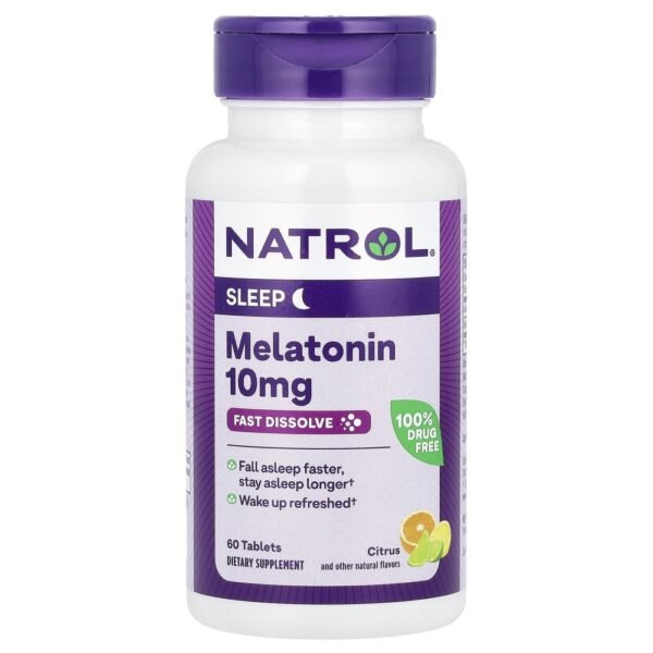 Natrol Melatonin Citrus 10 mg 60 Tablets