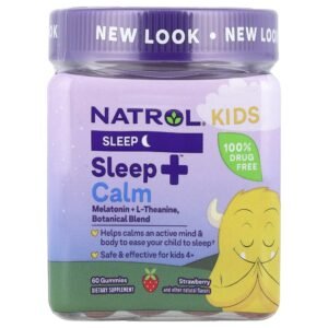 Natrol Kids Sleep +™ Calm Gummies Age 4+ Strawberry 60 Gummies