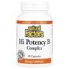 Natural Factors Hi Potency B Complex 90 Capsules