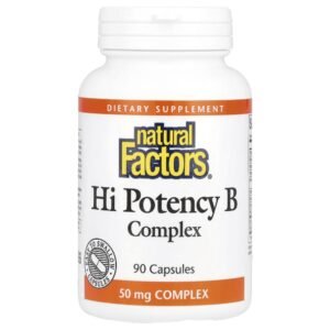 Natural Factors Hi Potency B Complex 90 Capsules