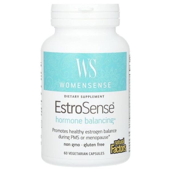 Natural Factors WomenSense EstroSense Hormone Balancing 60 Vegetarian Capsules