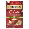 Twinings Flavored Black Tea Chai Spiced Apple 20 Tea Bags 40g