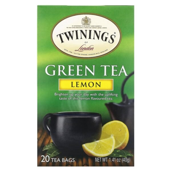 Twinings Green Tea Lemon 20 Tea Bags 40g