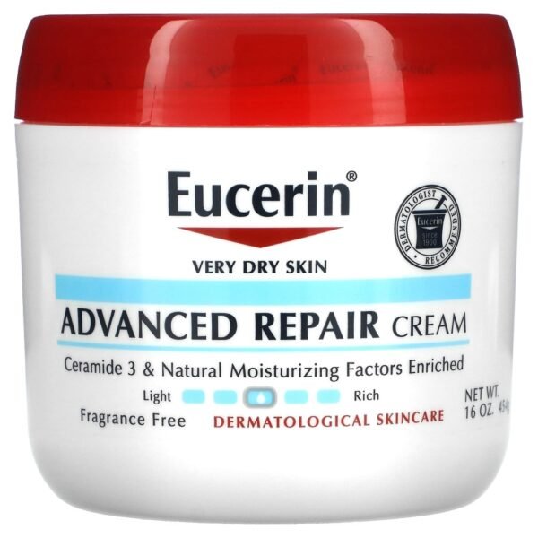 Eucerin Advanced Repair Cream Fragrance Free 454g
