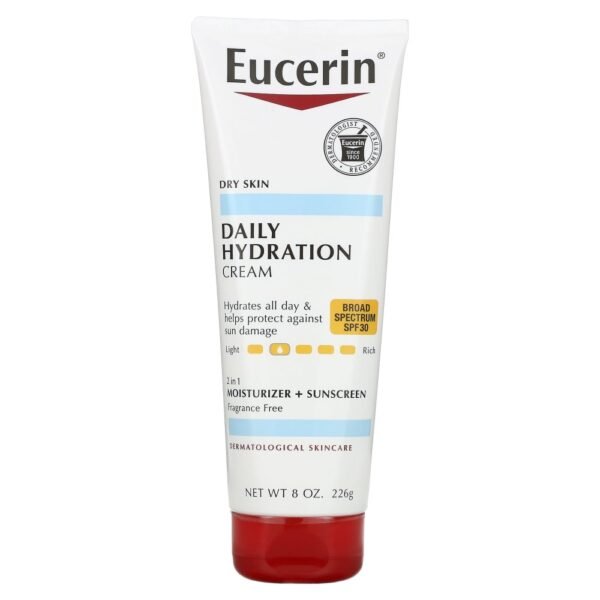 Eucerin Daily Hydration Cream SPF 30 Fragrance Free 226g