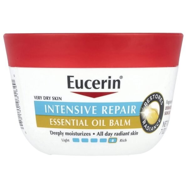 Eucerin Intensive Repair Essential Oil Balm Very Dry Skin Fragrance Free 198g