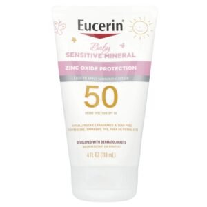 Eucerin Baby Sensitive Mineral Sunscreen Lotion SPF 50 Fragrance Free 118ml