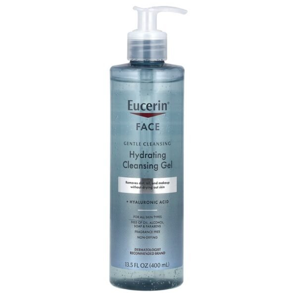 Eucerin Face Hydrating Cleansing Gel Fragrance Free 400ml