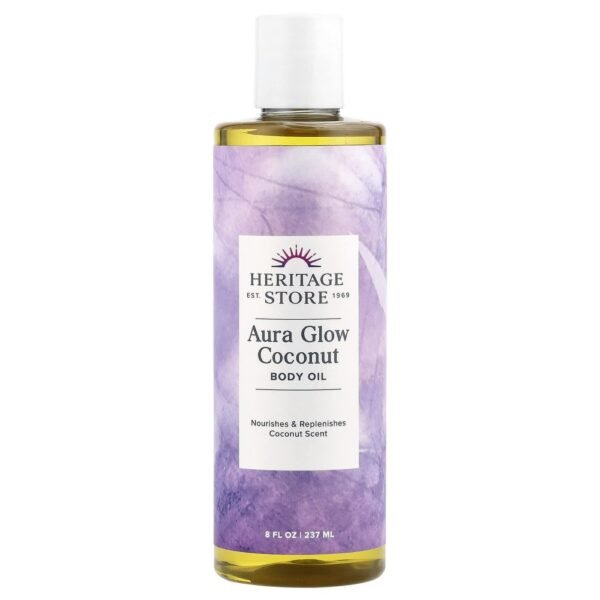 Heritage Store Aura Glow Coconut Body Oil 237ml