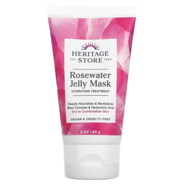 Heritage Store Rosewater Jelly Mask Dry to Combination Skin 60g