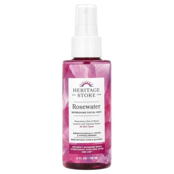 Heritage Store Rosewater Refreshing Facial Mist 118ml