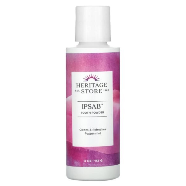 Heritage Store IPSAB Tooth PowderPeppermint 113g