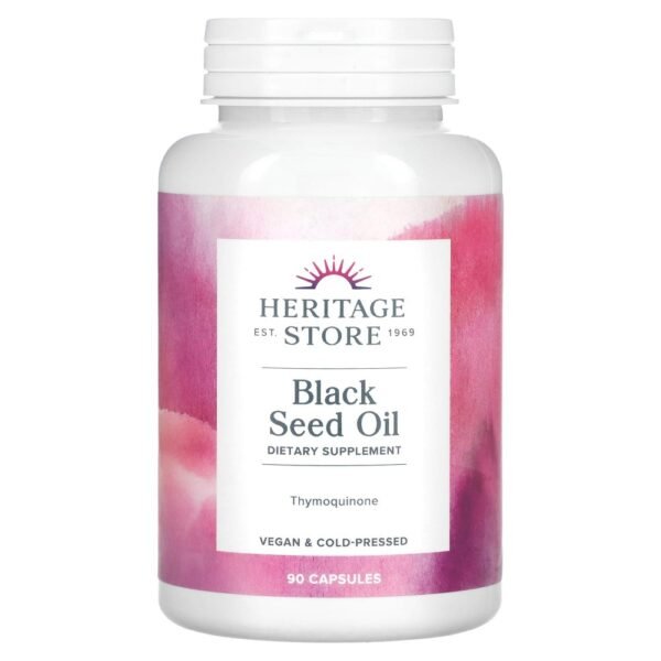 Heritage Store Black Seed Oil 90 Capsules