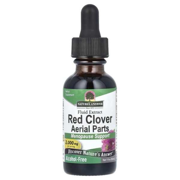 Nature's Answer Red Clover Aerial Parts Fluid Extract Alcohol-Free 2000 mg 30ml