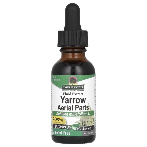 Nature's Answer Yarrow Aerial Parts Alcohol-Free 2000 mg 30ml