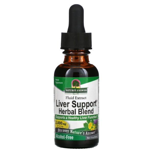 Nature's Answer Liver Support Herbal Blend Fluid Extract Alcohol-Free 2000 mg 30ml