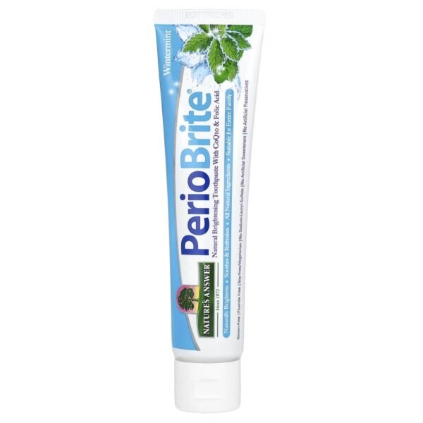 Nature's Answer PerioBrite® Toothpaste with Xylitol Flouride-Free Wintermint 113.4g