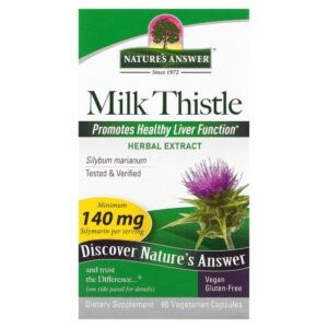 Nature's Answer Milk Thistle 60 Vegetarian Capsules