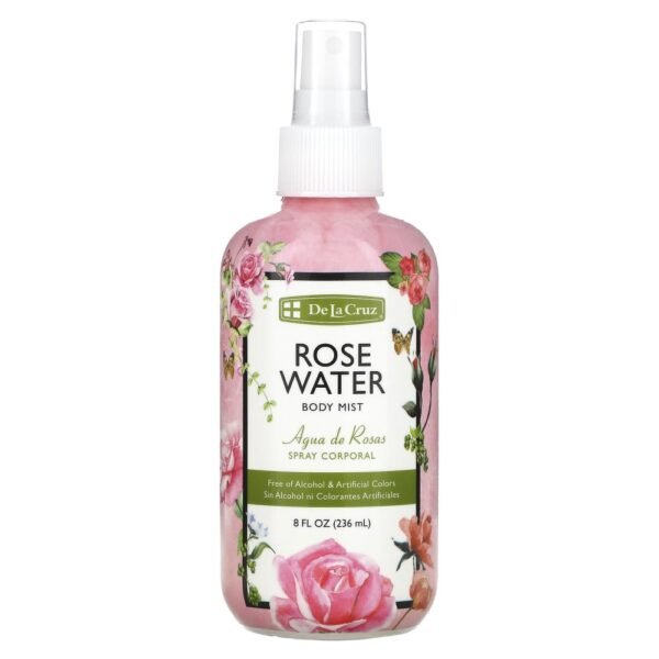 De La Cruz Rose Water Body Mist 236ml