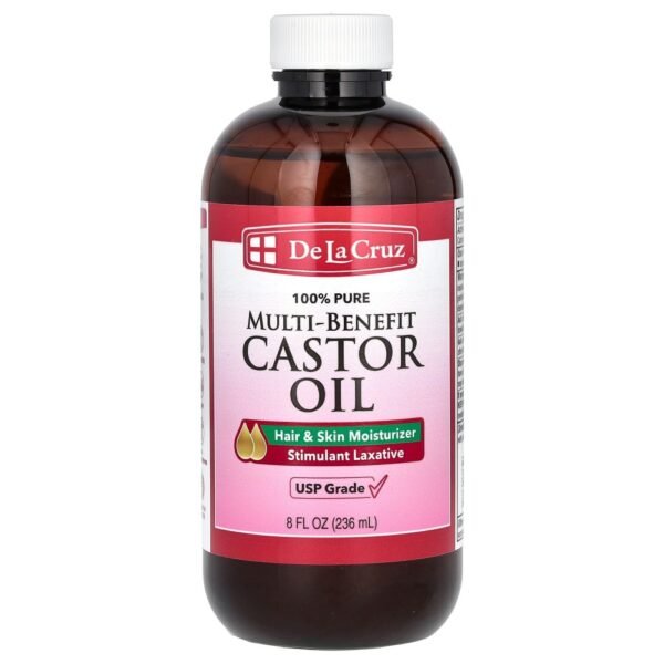 De La Cruz 100% Pure Multi-Benefit Castor Oil 236ml