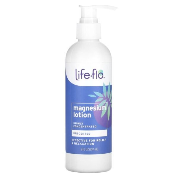 Life-flo Magnesium Lotion Highly Concentrated Unscented 237ml