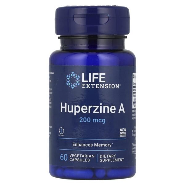 Life Extension Huperzine A 200 mcg 60 Vegetarian Capsules