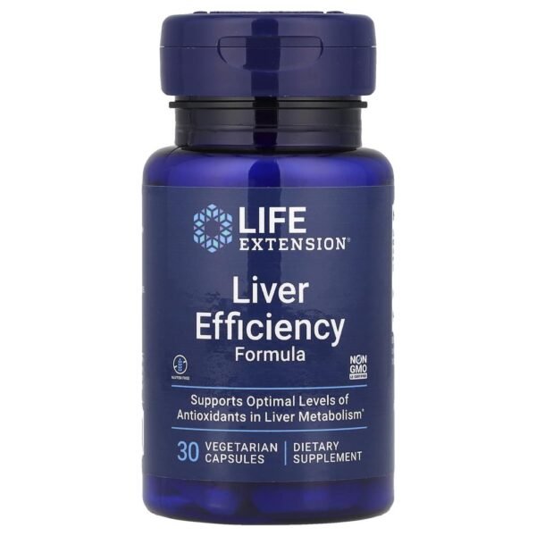Life Extension Liver Efficiency Formula 30 Vegetarian Capsules