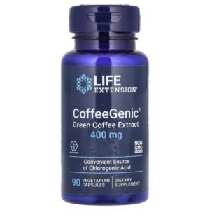 Life Extension CoffeeGenic Green Coffee Extract 400 mg 90 Vegetarian Capsules