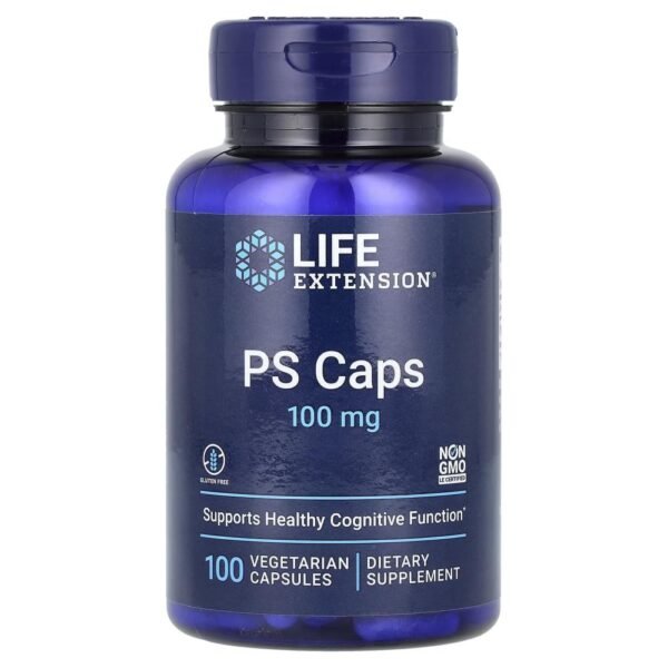Life Extension PS Caps 100 mg 100 Vegetarian Capsules