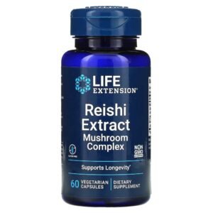 Life Extension Reishi Extract Mushroom Complex 60 Vegetarian Capsules