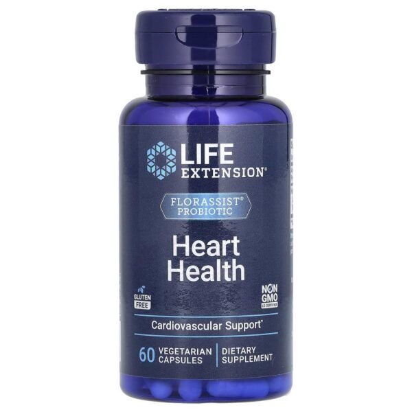 Life Extension FLORASSIST Probiotic Heart Health 60 Vegetarian Capsules