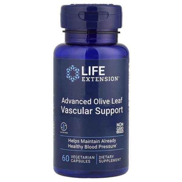 Life Extension Advanced Olive Leaf Vascular Support  60 Vegetarian Capsules