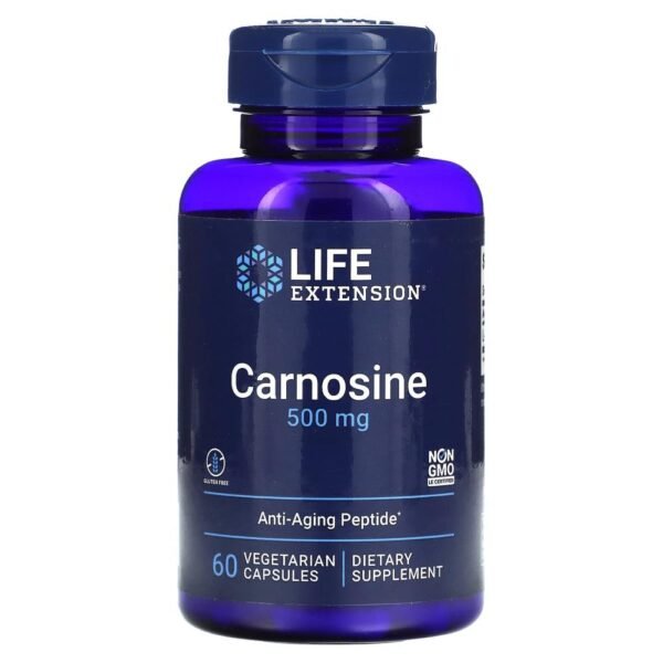 Life Extension Carnosine 500 mg 60 Vegetarian Capsules